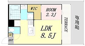 大阪府豊中市宝山町（賃貸アパート1LDK・1階・25.37㎡） その2