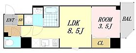 大阪府大阪市西区新町3丁目（賃貸マンション1LDK・2階・30.08㎡） その2