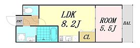 大阪府大阪市城東区諏訪4丁目（賃貸アパート1LDK・2階・31.50㎡） その1