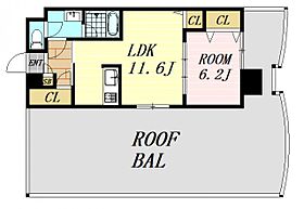 大阪府大阪市淀川区木川東4丁目（賃貸マンション1LDK・9階・43.47㎡） その2