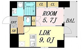 大阪府吹田市江坂町1丁目（賃貸マンション1LDK・9階・40.71㎡） その2