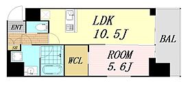 大阪府大阪市北区同心2丁目（賃貸マンション1LDK・12階・42.05㎡） その2