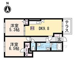 グレースコンフォート 2LDKの間取図画像
