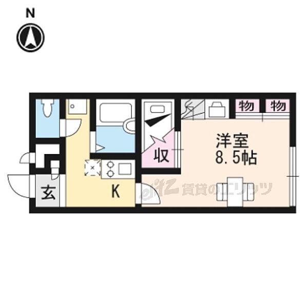 レオパレスヴァン 104｜滋賀県蒲生郡日野町大字大窪(賃貸アパート1K・1階・23.18㎡)の写真 その2