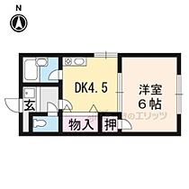 滋賀県大津市瀬田２丁目（賃貸アパート1DK・2階・26.49㎡） その2