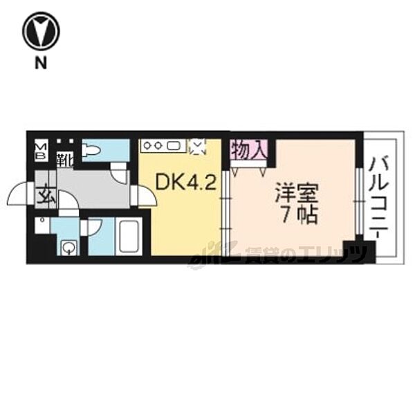 エンゼルプラザ大津長等 902｜滋賀県大津市長等１丁目(賃貸マンション1DK・9階・28.80㎡)の写真 その2