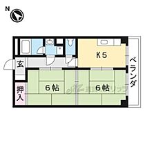 滋賀県湖南市中央１丁目（賃貸マンション2K・3階・37.00㎡） その2