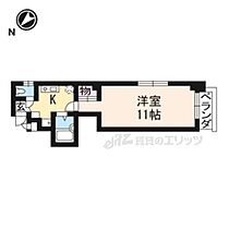 滋賀県大津市中央４丁目（賃貸マンション1K・4階・29.92㎡） その2