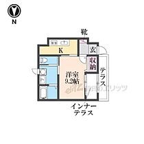 滋賀県大津市北大路１丁目（賃貸アパート1K・1階・27.19㎡） その2