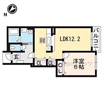 滋賀県大津市大江５丁目（賃貸アパート1LDK・1階・45.72㎡） その2