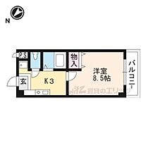 滋賀県草津市西渋川１丁目（賃貸マンション1K・2階・25.40㎡） その2