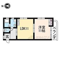 シャトールラック 604 ｜ 滋賀県大津市本堅田４丁目（賃貸マンション1LDK・5階・49.31㎡） その2