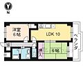 南笠ハイツ3階5.8万円