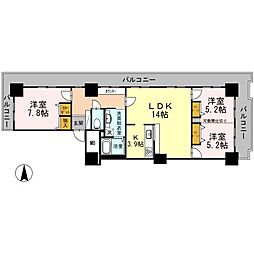 間取図画像 3LDK