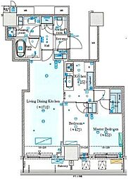 MIDTOWERGRAND 2LDKの間取図画像