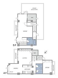 メゾンドルチェ 2LDKの間取図画像