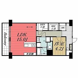 マンション東陽町 1SLDKの間取図画像