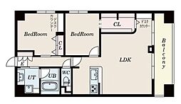 S-FORT亀戸 2LDKの間取図画像