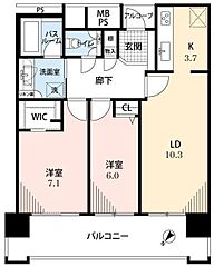 物件の間取り