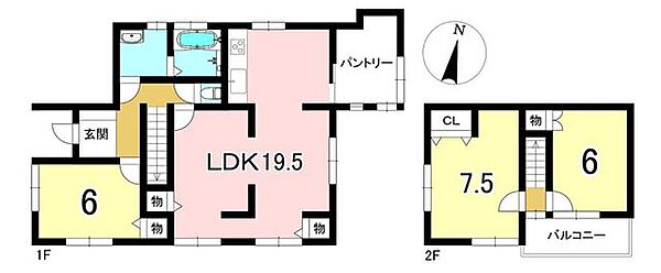 間取りを拡大表示
