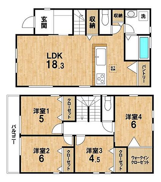間取りを拡大表示