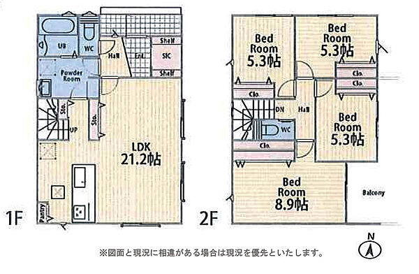 間取りを拡大表示
