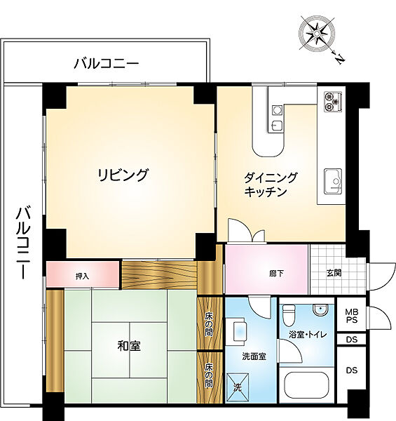 間取りを拡大表示