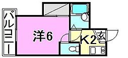 間取図画像 1K