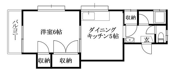 コーポ豊 101 号室｜愛媛県松山市小栗1丁目(賃貸アパート1DK・1階・34.99㎡)の写真 その2