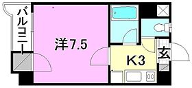 第3パールハイツ 407 号室 ｜ 愛媛県松山市御幸2丁目（賃貸マンション1K・4階・22.20㎡） その2