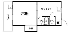 エーデルワイス 102 号室 ｜ 愛媛県松山市中村5丁目（賃貸アパート1K・1階・27.54㎡） その2