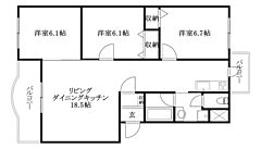 物件の間取り