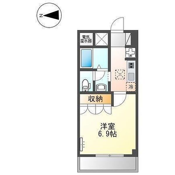 シャイン・ヒルズ久米 109 号室｜愛媛県松山市南久米町(賃貸アパート1K・1階・24.75㎡)の写真 その2