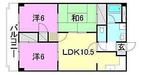 ロイヤルアネックス土居田 305 号室 ｜ 愛媛県松山市土居田町（賃貸マンション3LDK・3階・63.00㎡） その2