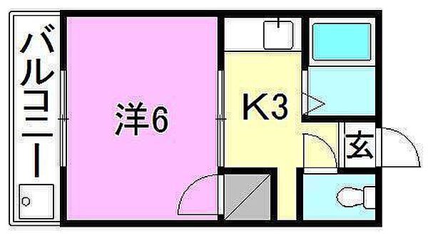 メゾン高尾田 305 号室｜愛媛県伊予郡砥部町伊予郡高尾田(賃貸マンション1K・3階・20.00㎡)の写真 その2