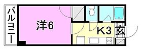 ボナール一番館 205 号室 ｜ 愛媛県松山市清水町3丁目（賃貸マンション1K・2階・20.40㎡） その2