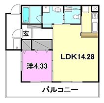 BOWマンション 202 号室 ｜ 愛媛県松山市居相4丁目（賃貸マンション1LDK・2階・46.44㎡） その2