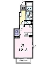 プラシード小坂Ｂ棟 101 号室 ｜ 愛媛県松山市小坂5丁目（賃貸アパート1R・1階・33.15㎡） その2