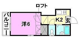 ピスカートル・Ｋ 201 号室 ｜ 愛媛県松山市中村4丁目（賃貸アパート1K・2階・18.63㎡） その2