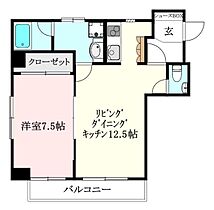 エスペランサ勝山 501 号室 ｜ 愛媛県松山市勝山町2丁目（賃貸マンション1LDK・5階・51.89㎡） その2