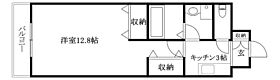 勝山町バートン 302 号室 ｜ 愛媛県松山市勝山町1丁目（賃貸マンション1K・3階・37.62㎡） その2