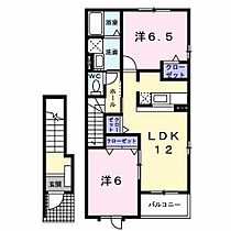 アルフィーノはる　C・D棟 D205 号室 ｜ 愛媛県松山市北吉田町（賃貸アパート2LDK・2階・58.86㎡） その2