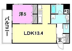 ＩＮＧ－αＡＮＮＥＸ　イングアルファアネックス 401 号室 ｜ 愛媛県松山市高砂町3丁目（賃貸マンション1LDK・4階・43.74㎡） その2