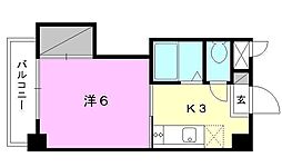 間取図画像 1K