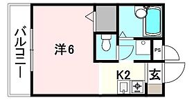 カハラ 204 号室 ｜ 愛媛県松山市御幸1丁目（賃貸アパート1K・2階・19.87㎡） その2