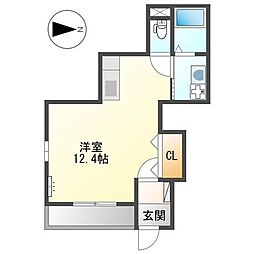 間取図画像 ワンルーム