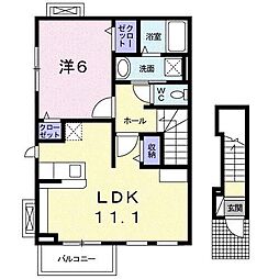 間取図画像 1LDK