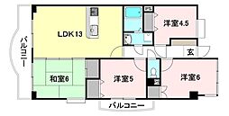間取図画像 4LDK