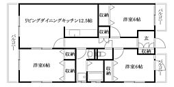 間取図画像 3LDK