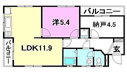 間取図画像 1SLDK